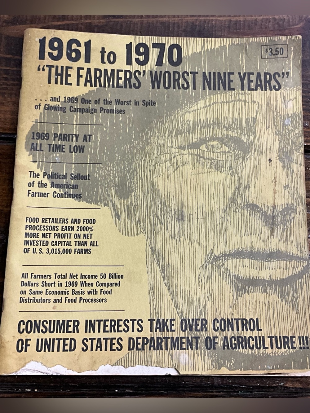 1961-1970 The Farmers’ Worst Nine Years Political Magazine Pamphlet Nixon Years